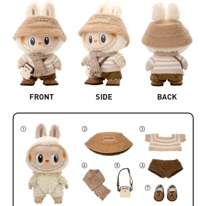 THE MONSTERS - DRESS BE LATTE Vinyl Plush Doll