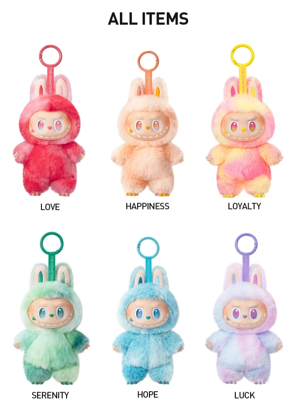 THE MONSTERS Big into Energy Series – Vinyl Plush Pendant Blind Box