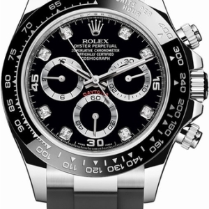 Cosmograph Daytona Black Diamond Dial Men's Watch 116519LN-0025