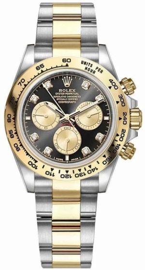 Cosmograph Daytona Gold & Steel Diamonds Men's Watch 126503-0002