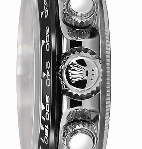 Cosmograph Daytona Oystersteel Black Dial Men's Watch 116500LN-0002