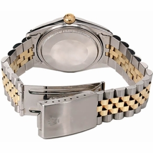 Datejust 36 Champagne Linen Dial Unisex Watch 16013