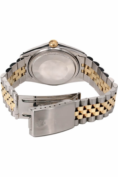 Datejust 36 Champagne Tapestry Dial Unisex Watch 16013