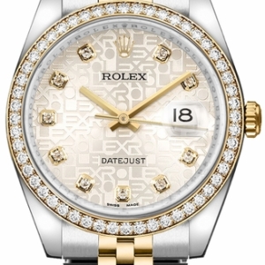 Datejust 36 Oystersteel & Gold Jubilee Bracelet Watch 116243-0002