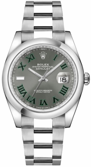 Datejust 36 Oystersteel Slate Dial Unisex Watch 126200-0018