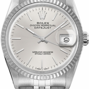 Datejust 36 Silver Index Dial Unisex Watch 16014