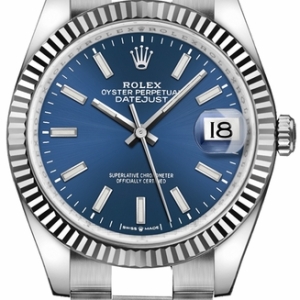 Datejust 36 White Gold Fluted Bezel Watch 126234-0018