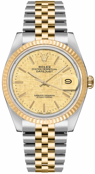 Datejust 36 Yellow Gold & Steel Automatic Unisex Watch 16233