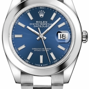 Datejust 41 Blue Dial Men's Watch 126300-0001