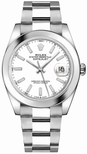 Datejust 41 Domed Bezel Oyster Bracelet Men's Watch 126300-0005