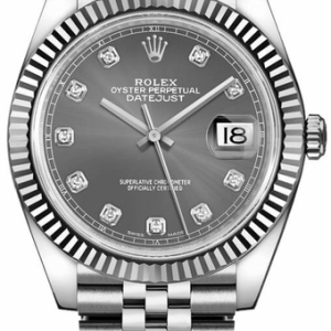 Datejust 41 Fluted Bezel Men's Automatic Watch 126334-0006