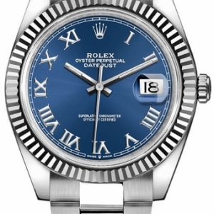 Datejust 41 Fluted Bezel Oystersteel Men's Watch 126334-0025