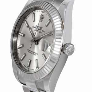 Datejust 41 Silver Dial Oyster Bracelet Watch 126334-0003