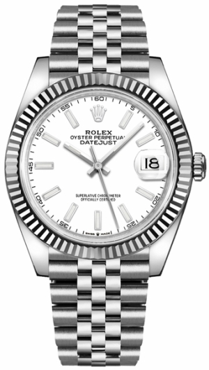 Datejust 41 White Gold & Steel Watch 126334-0010