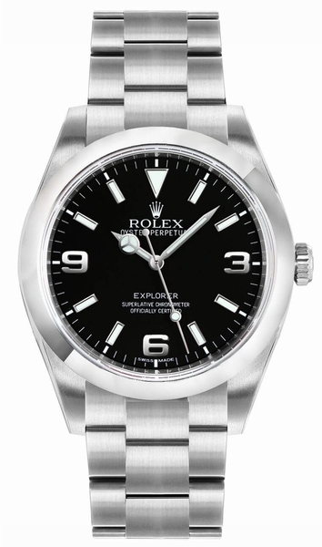 Explorer Black Dial 39mm Stainless Steel Men's Watch 214270-0001