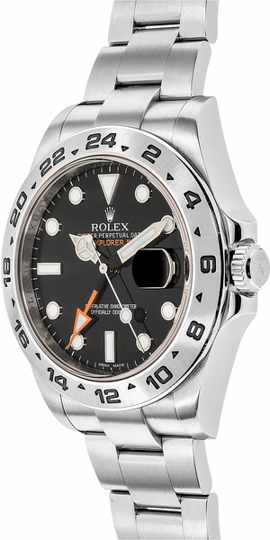 Explorer II Black Dial Stainless Steel Men's Watch 216570-0002