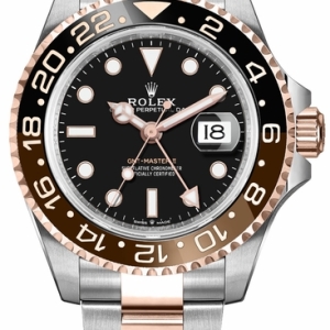 GMT-Master II Root Beer Rose Gold & Steel Men's Watch 126711CHNR-0002