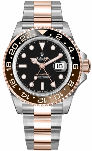 GMT-Master II Root Beer Rose Gold & Steel Men's Watch 126711CHNR-0002
