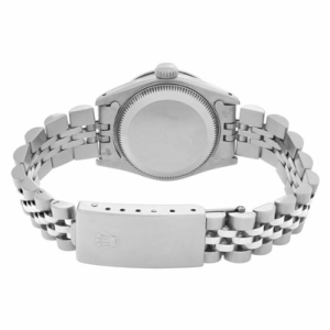 Lady-Datejust 26 18k White Gold Fluted Bezel Women's Watch 6917