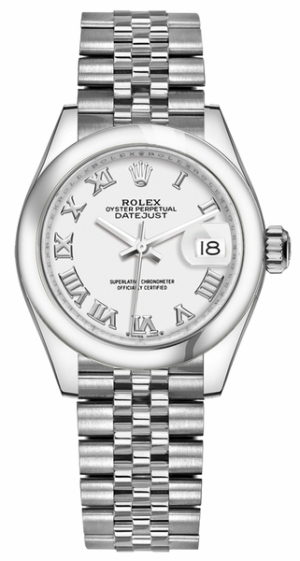 Lady-Datejust 28 White Roman Numeral Dial Watch 279160-0015
