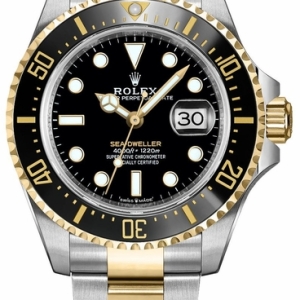 Sea Dweller Black Dial Oyster Bracelet Men's Watch 126603-0001