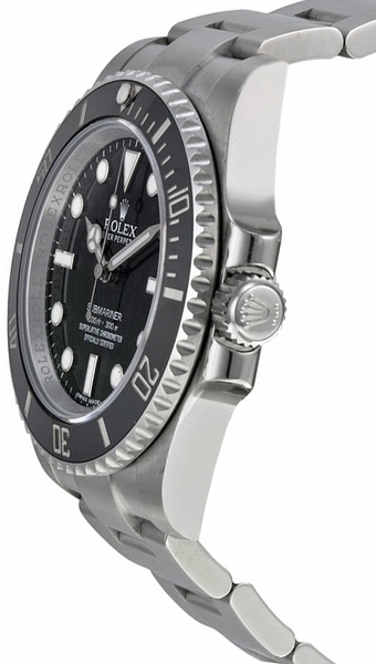 Submariner Black Dial Oystersteel Men's Diving Watch 114060-0002