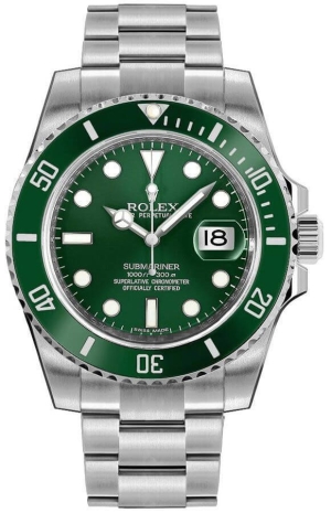 Submariner Date Hulk Green Dial & Bezel Men's Watch 116610LV-0002