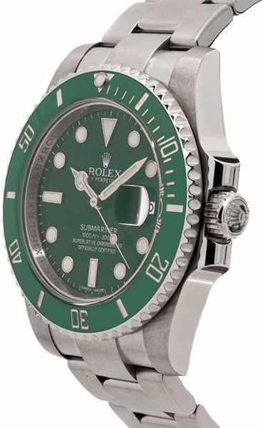 Submariner Date Hulk Oystersteel Green Dial Men's Watch 116610LV-0002