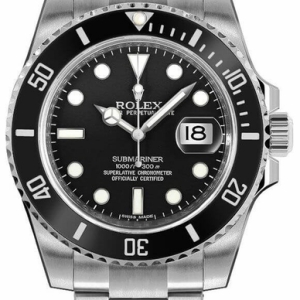 Submariner Date Oystersteel Black Dial Men's Watch 116610LN-0001
