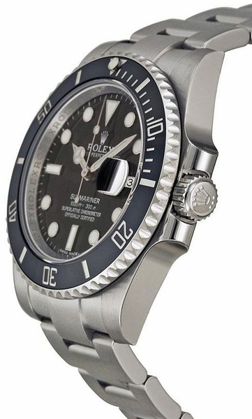 Submariner Date Oystersteel Black Dial Men's Watch 116610LN-0001