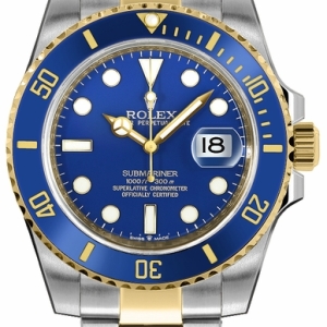Submariner Date Royal Blue Dial Two Tone Men's Watch 126613LB