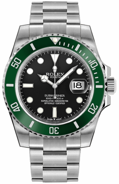 Submariner Date Starbucks Green Bezel Men's Watch 126610LV-0002
