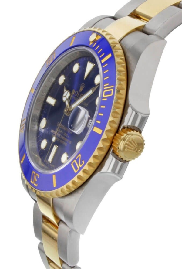 Submariner Date Two Tone Blue Dial Men's Watch 116613LB-0005