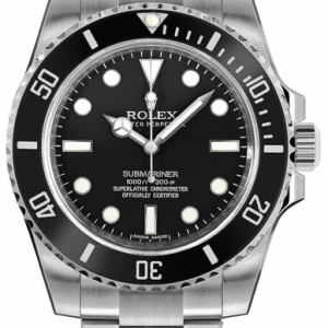 Submariner No Date Black Dial Men's Watch 114060-0002