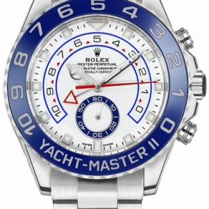 Yacht-Master II Oystersteel White Dial Men's Watch 116680-0002